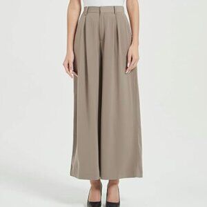 Women High Waist Casual Wide Leg Long Palazzo Pants Trouser